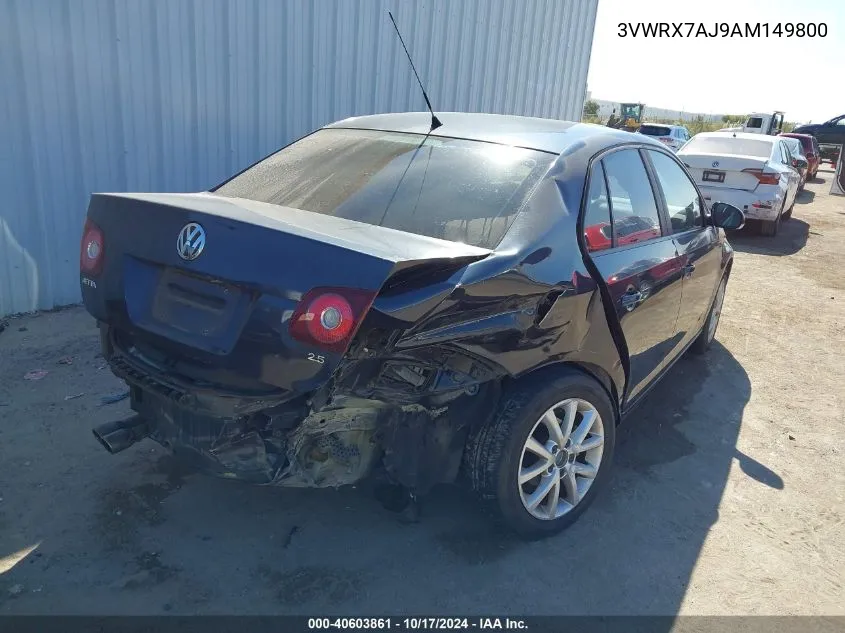 3VWRX7AJ9AM149800 2010 Volkswagen Jetta Se/Sel