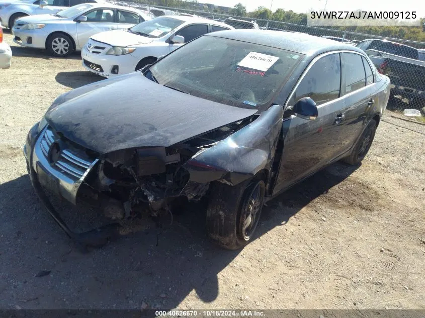 2010 Volkswagen Jetta Se VIN: 3VWRZ7AJ7AM009125 Lot: 40626670