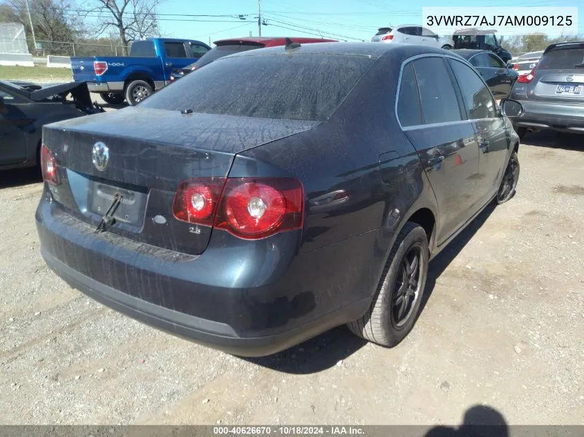 2010 Volkswagen Jetta Se VIN: 3VWRZ7AJ7AM009125 Lot: 40626670