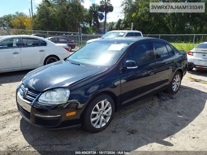 2010 Volkswagen Jetta Limited Edition VIN: 3VWRX7AJ4AM135349 Lot: 40628729