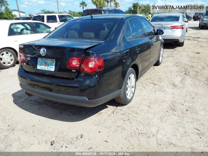 2010 Volkswagen Jetta Limited Edition VIN: 3VWRX7AJ4AM135349 Lot: 40628729