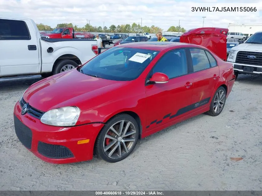 2010 Volkswagen Jetta Tdi Cup Edition VIN: 3VWHL7AJ5AM155066 Lot: 40660618