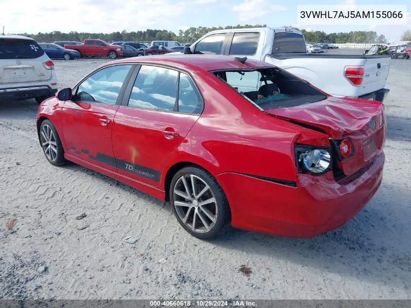 2010 Volkswagen Jetta Tdi Cup Edition VIN: 3VWHL7AJ5AM155066 Lot: 40660618