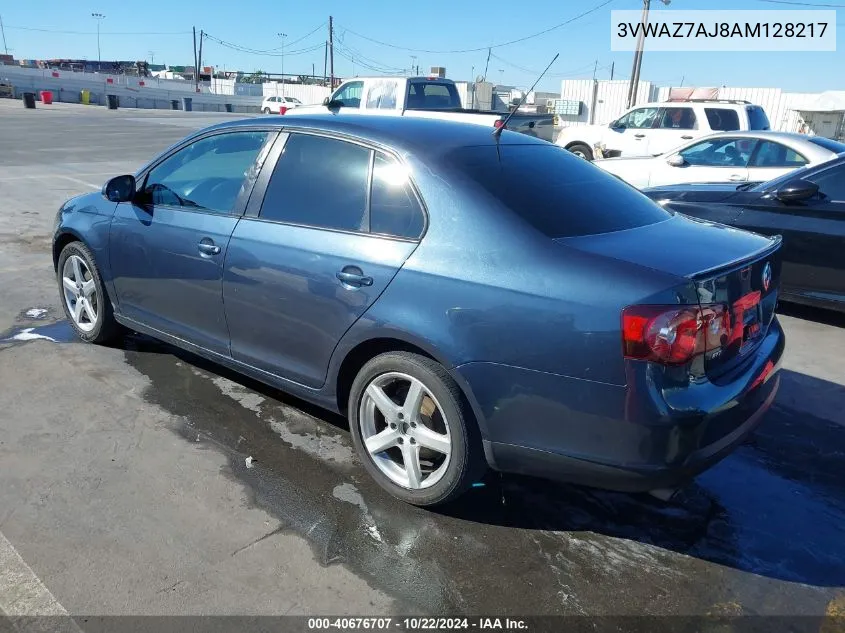 2010 Volkswagen Jetta Limited Edition VIN: 3VWAZ7AJ8AM128217 Lot: 40676707