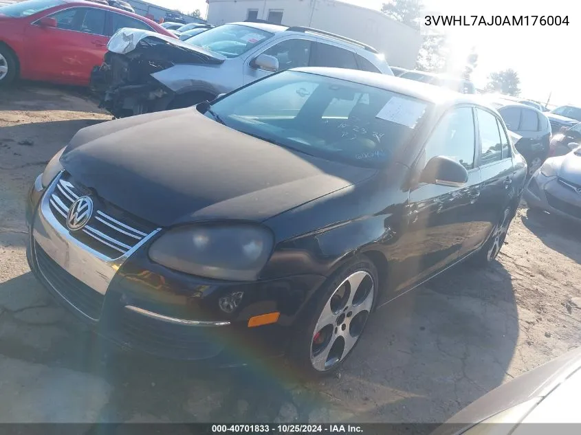 2010 Volkswagen Jetta Tdi Cup Edition VIN: 3VWHL7AJ0AM176004 Lot: 40701833