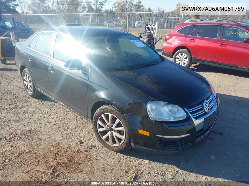 3VWRX7AJ6AM051789 2010 Volkswagen Jetta Se