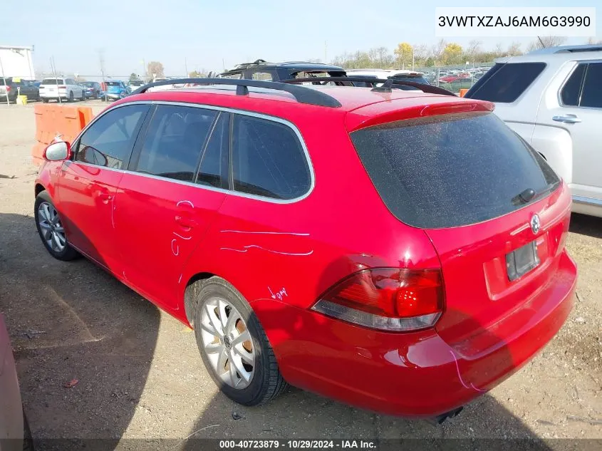 2010 Volkswagen Jetta Se VIN: 3VWTXZAJ6AM6G3990 Lot: 40723879