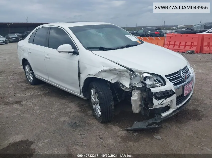 3VWRZ7AJ0AM043956 2010 Volkswagen Jetta Se