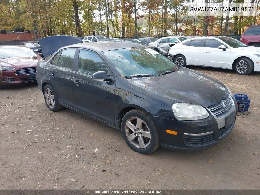 2010 Volkswagen Jetta S VIN: 3VWJZ7AJ7AM019571 Lot: 40761818