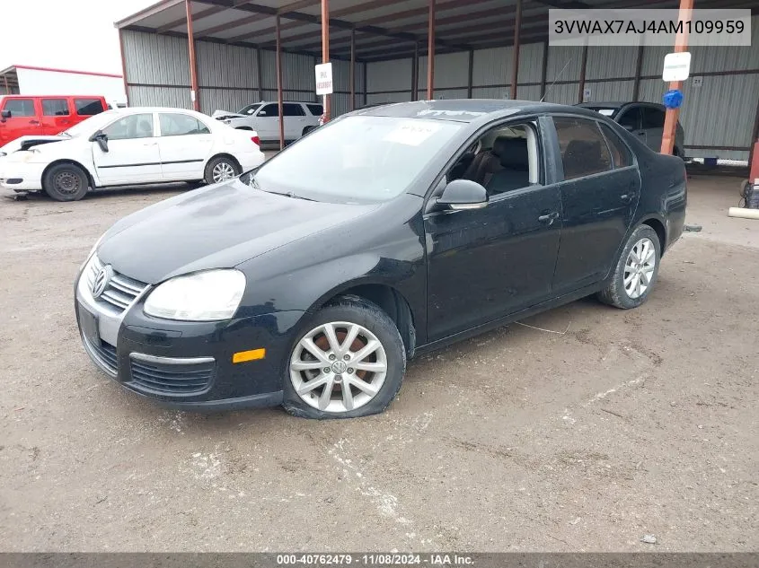 2010 Volkswagen Jetta Limited Edition VIN: 3VWAX7AJ4AM109959 Lot: 40762479