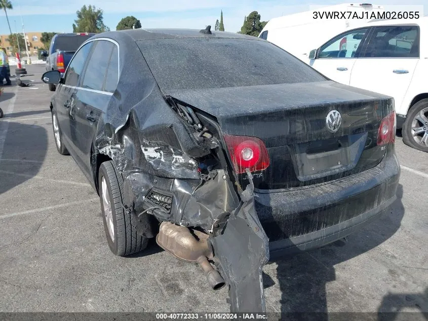 2010 Volkswagen Jetta Se VIN: 3VWRX7AJ1AM026055 Lot: 40772333