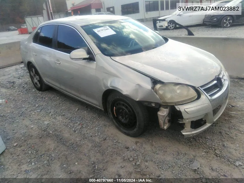 2010 Volkswagen Jetta Se VIN: 3VWRZ7AJ7AM023882 Lot: 40797660