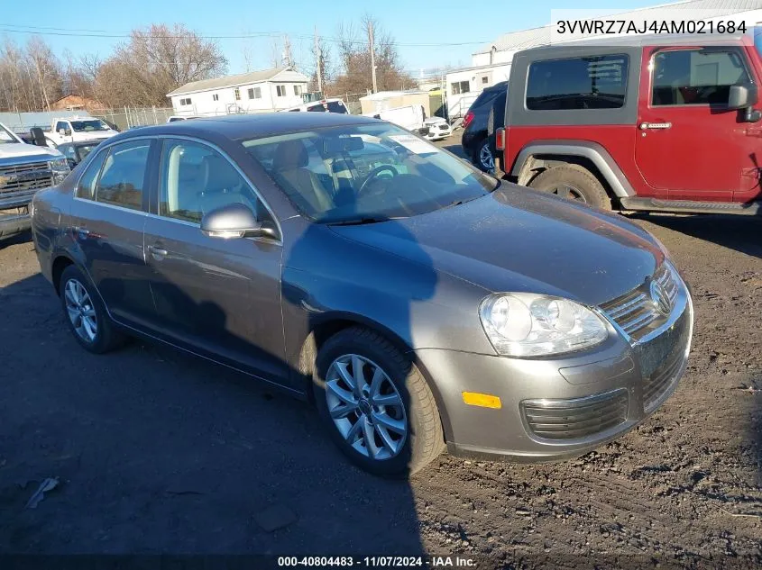 2010 Volkswagen Jetta Se VIN: 3VWRZ7AJ4AM021684 Lot: 40804483