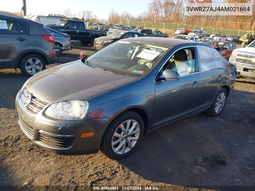 2010 Volkswagen Jetta Se VIN: 3VWRZ7AJ4AM021684 Lot: 40804483