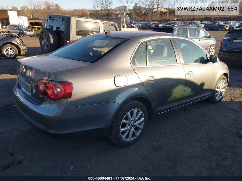 2010 Volkswagen Jetta Se VIN: 3VWRZ7AJ4AM021684 Lot: 40804483