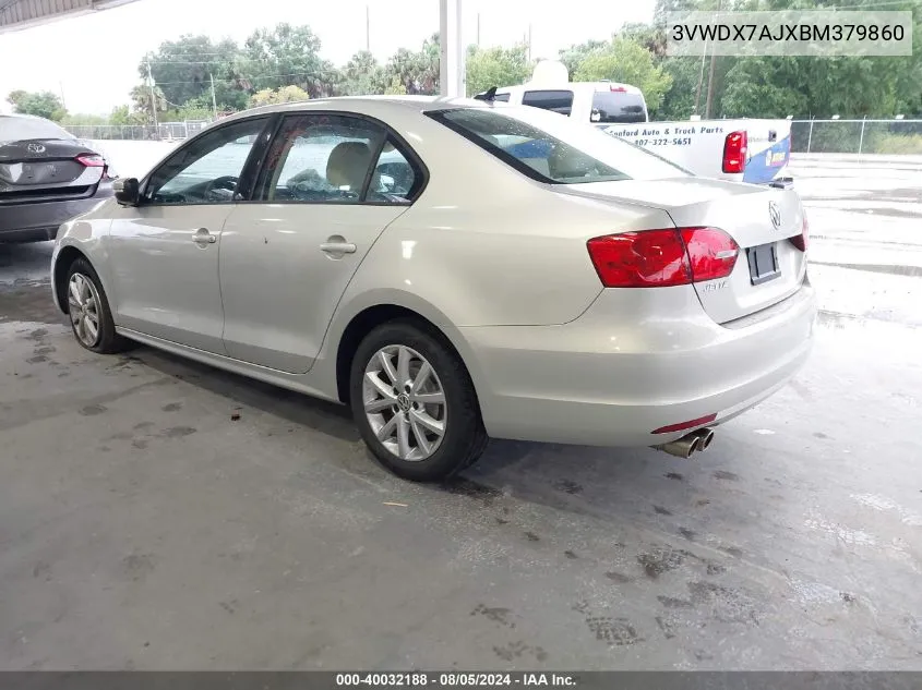 3VWDX7AJXBM379860 2011 Volkswagen Jetta 2.5L Se