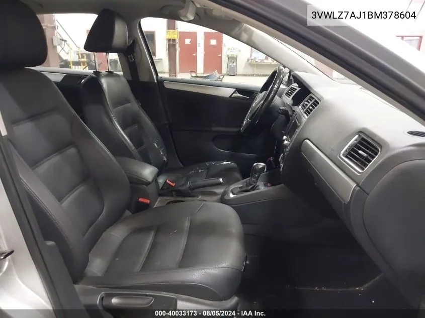 3VWLZ7AJ1BM378604 2011 Volkswagen Jetta 2.5L Sel