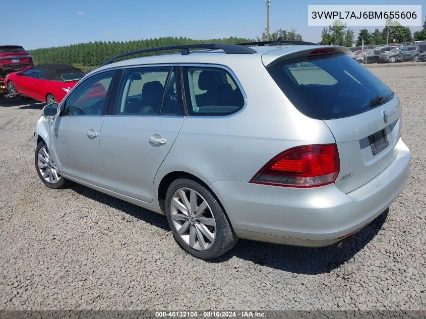 3VWPL7AJ6BM655606 2011 Volkswagen Jetta Sportwagen 2.0L Tdi