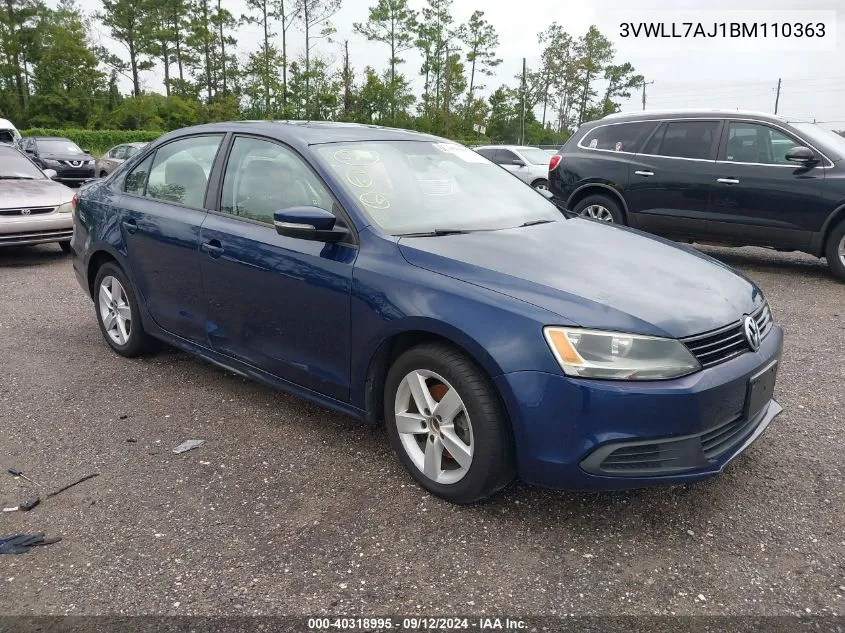 3VWLL7AJ1BM110363 2011 Volkswagen Jetta Tdi