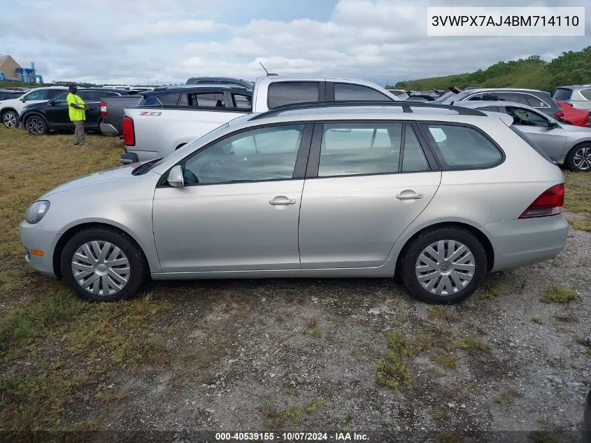 3VWPX7AJ4BM714110 2011 Volkswagen Jetta S/Se