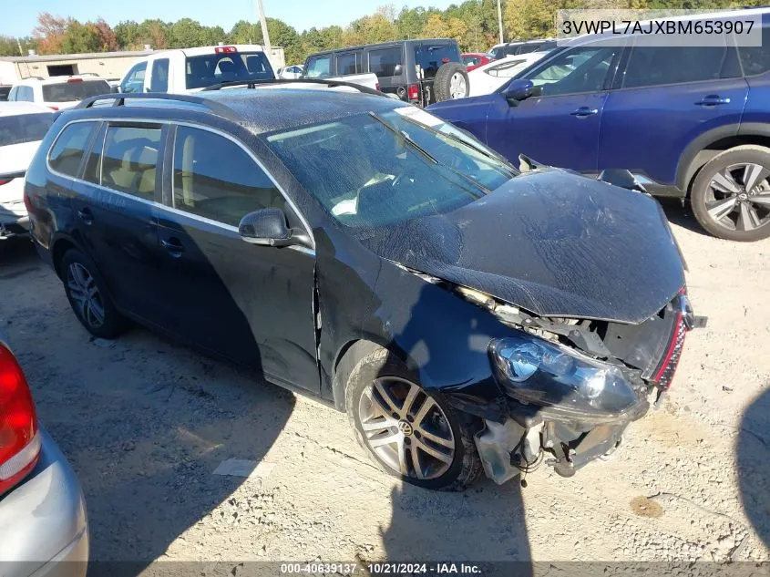 2011 Volkswagen Jetta Sportwagen Tdi VIN: 3VWPL7AJXBM653907 Lot: 40639137