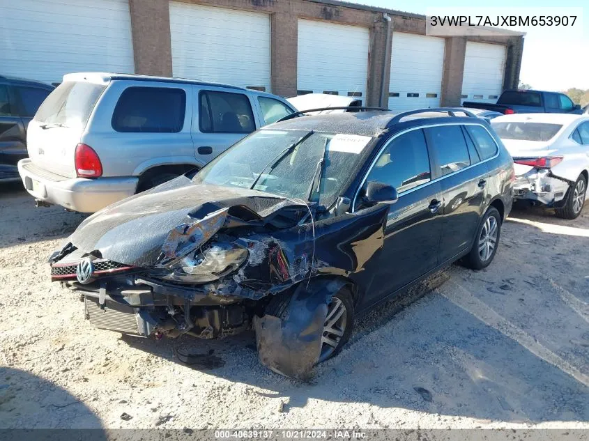 2011 Volkswagen Jetta Sportwagen Tdi VIN: 3VWPL7AJXBM653907 Lot: 40639137