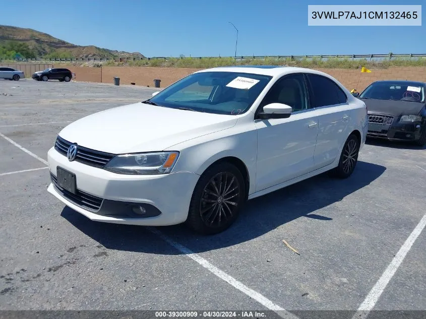 3VWLP7AJ1CM132465 2012 Volkswagen Jetta 2.5L Sel Premium