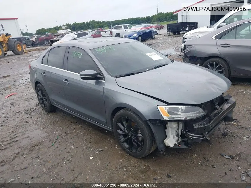 3VWLP7AJ3CM409956 2012 Volkswagen Jetta 2.5L Sel