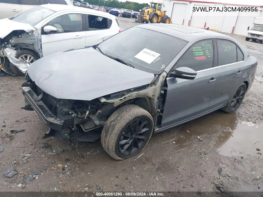 3VWLP7AJ3CM409956 2012 Volkswagen Jetta 2.5L Sel