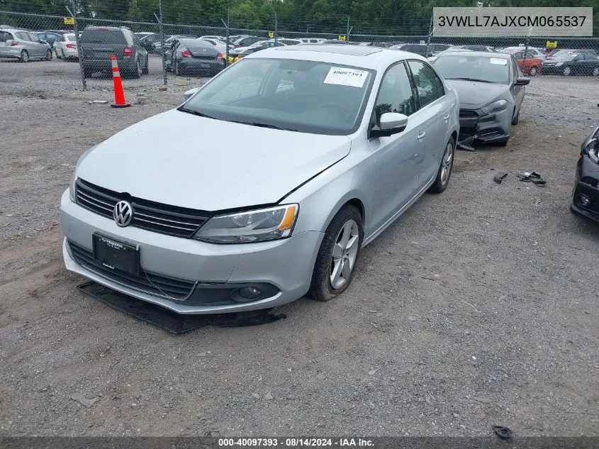 2012 Volkswagen Jetta 2.0L Tdi VIN: 3VWLL7AJXCM065537 Lot: 40097393