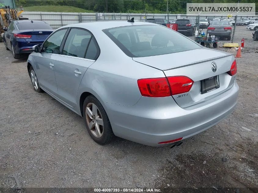 2012 Volkswagen Jetta 2.0L Tdi VIN: 3VWLL7AJXCM065537 Lot: 40097393