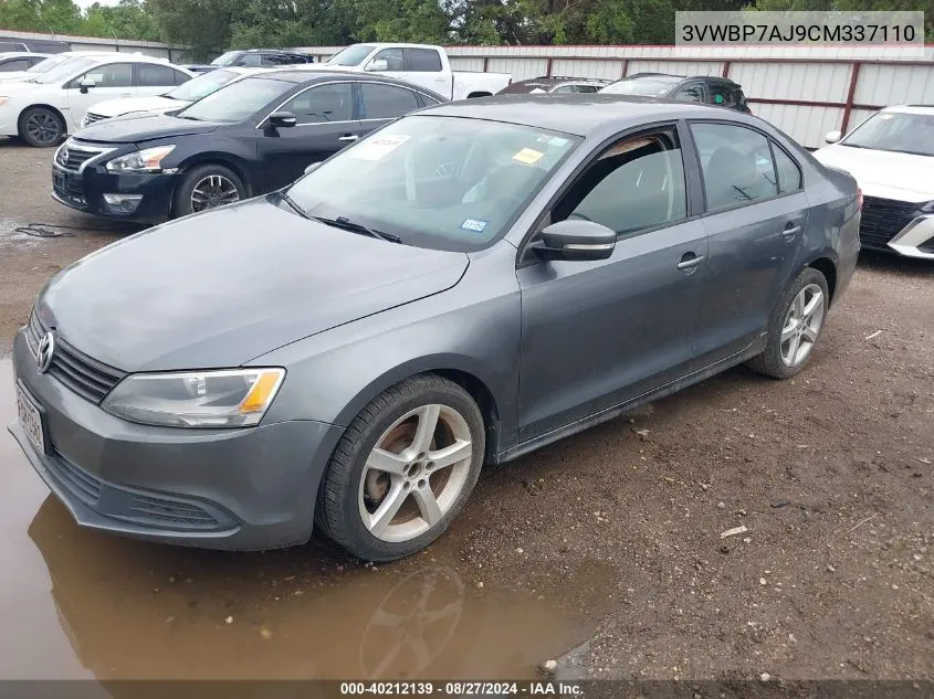 3VWBP7AJ9CM337110 2012 Volkswagen Jetta 2.5L Se