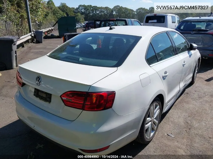 2012 Volkswagen Jetta Gli VIN: 3VW567AJ9CM457327 Lot: 40564993