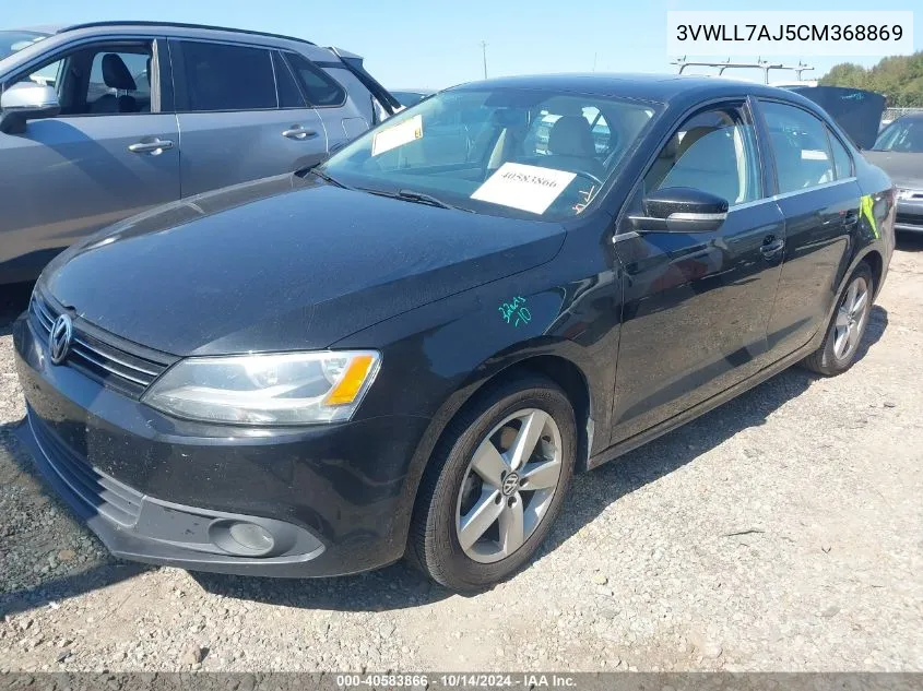 2012 Volkswagen Jetta 2.0L Tdi VIN: 3VWLL7AJ5CM368869 Lot: 40583866