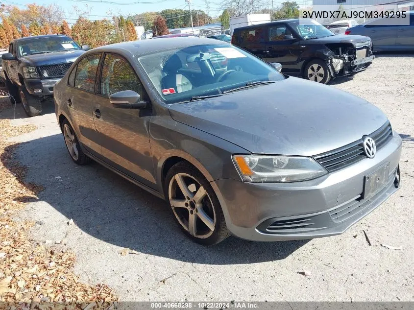 2012 Volkswagen Jetta 2.5L Se VIN: 3VWDX7AJ9CM349295 Lot: 40668298