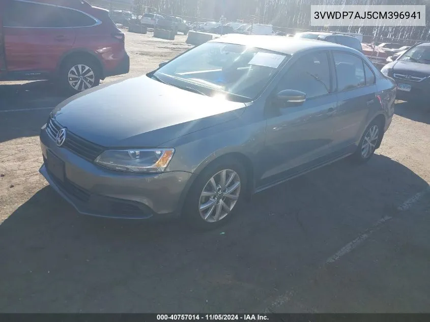 2012 Volkswagen Jetta 2.5L Se VIN: 3VWDP7AJ5CM396941 Lot: 40757014