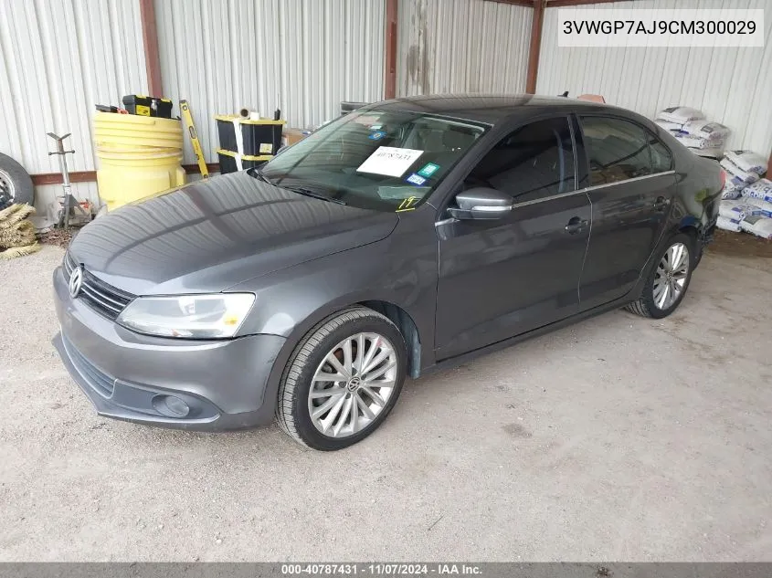 2012 Volkswagen Jetta 2.5L Sel VIN: 3VWGP7AJ9CM300029 Lot: 40787431