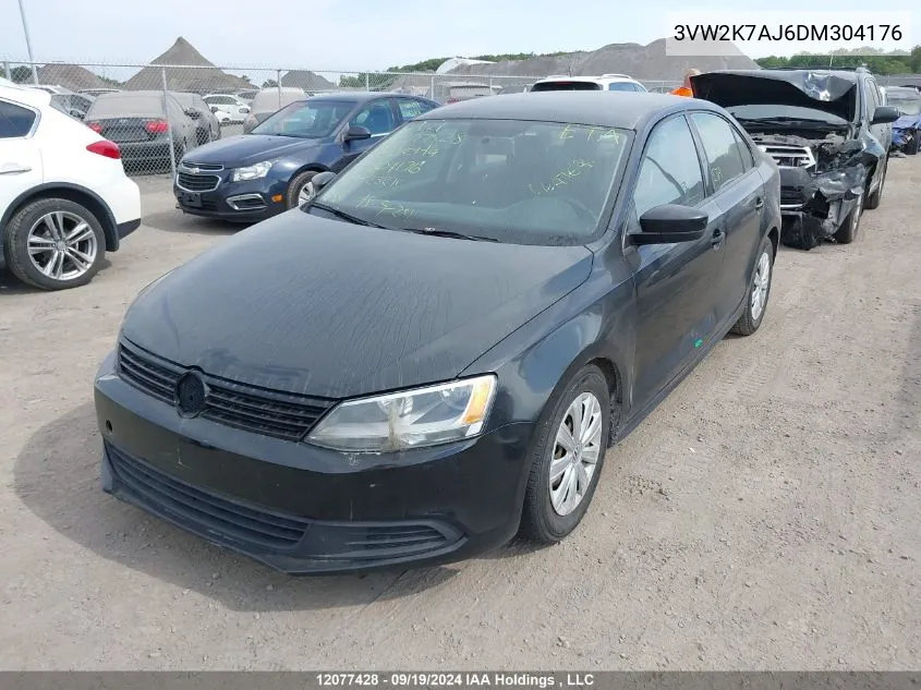 3VW2K7AJ6DM304176 2013 Volkswagen Jetta Sedan