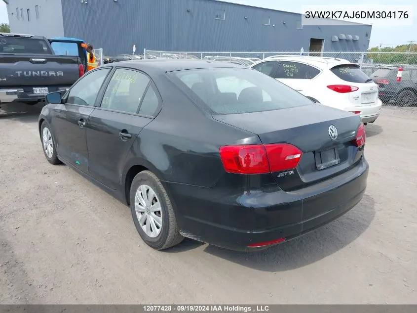 3VW2K7AJ6DM304176 2013 Volkswagen Jetta Sedan