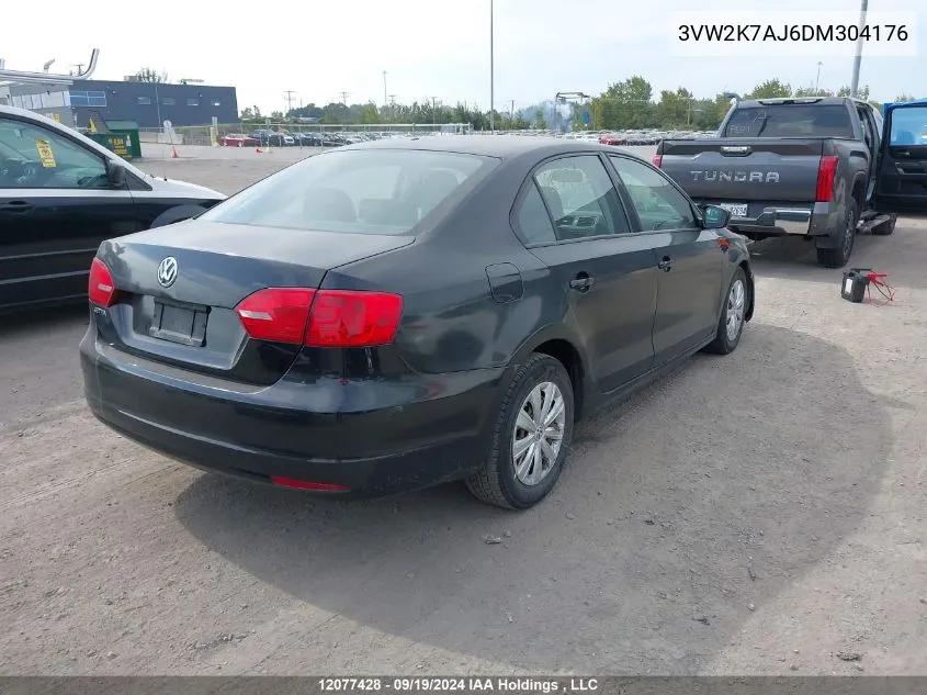 3VW2K7AJ6DM304176 2013 Volkswagen Jetta Sedan