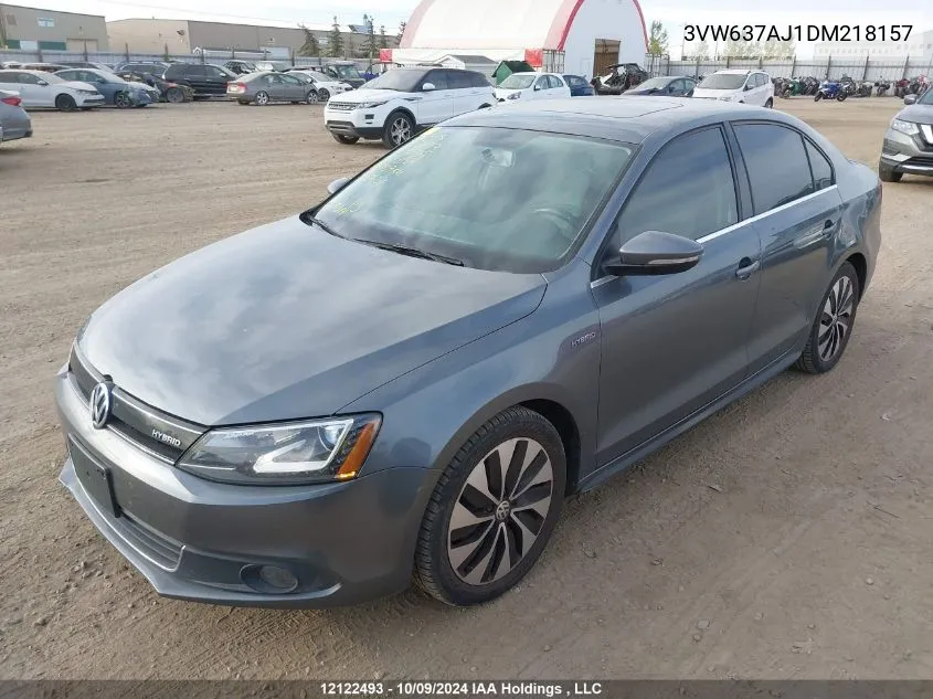 2013 Volkswagen Jetta Sedan VIN: 3VW637AJ1DM218157 Lot: 12122493