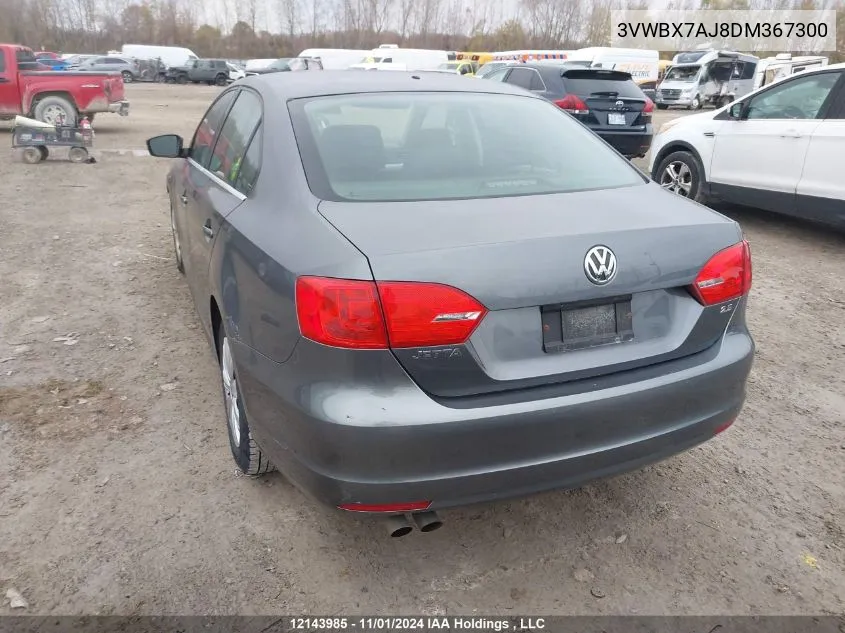 2013 Volkswagen Jetta Se VIN: 3VWBX7AJ8DM367300 Lot: 12143985