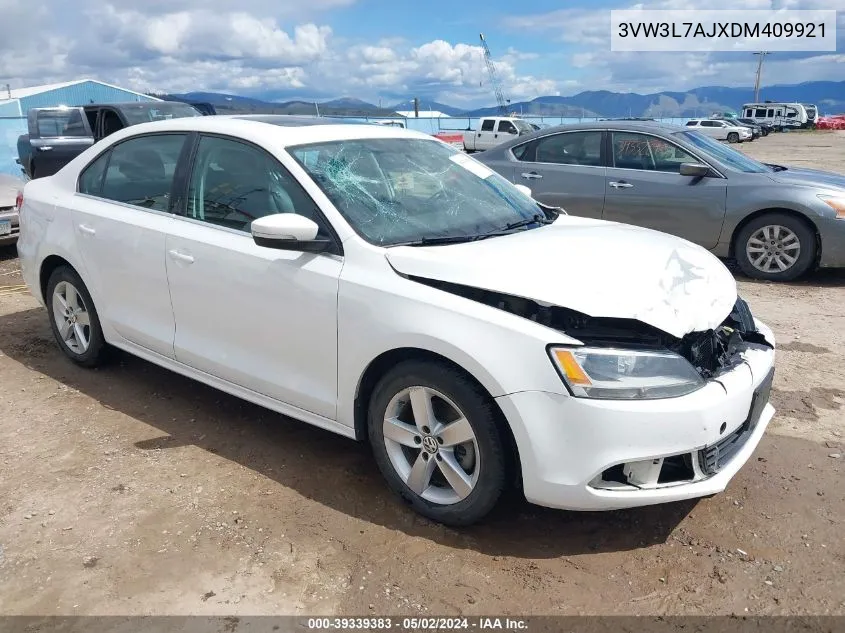 3VW3L7AJXDM409921 2013 Volkswagen Jetta 2.0L Tdi