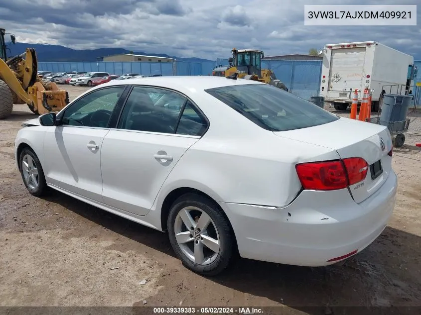 3VW3L7AJXDM409921 2013 Volkswagen Jetta 2.0L Tdi