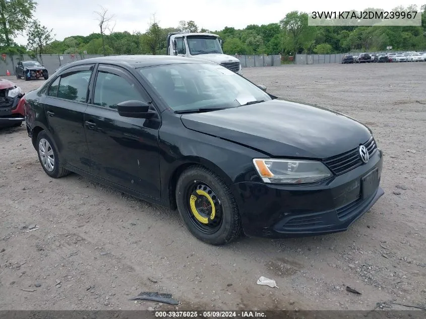 3VW1K7AJ2DM239967 2013 Volkswagen Jetta 2.0L S