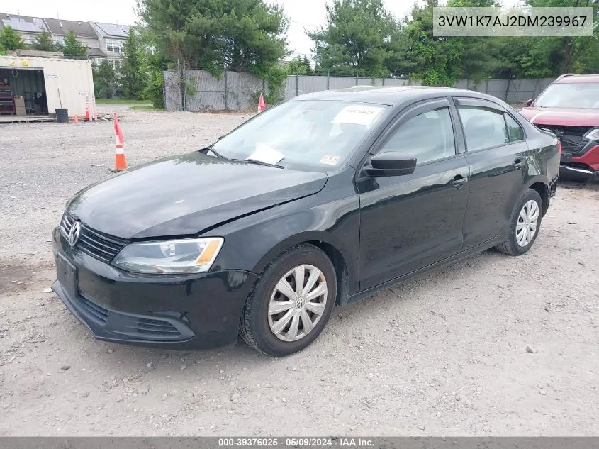 3VW1K7AJ2DM239967 2013 Volkswagen Jetta 2.0L S