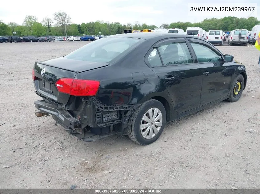 3VW1K7AJ2DM239967 2013 Volkswagen Jetta 2.0L S