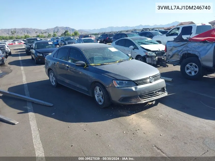 2013 Volkswagen Jetta 2.0L Tdi VIN: 3VWLL7AJ1DM246740 Lot: 39527039