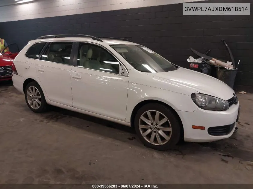 3VWPL7AJXDM618514 2013 Volkswagen Jetta Sportwagen 2.0L Tdi