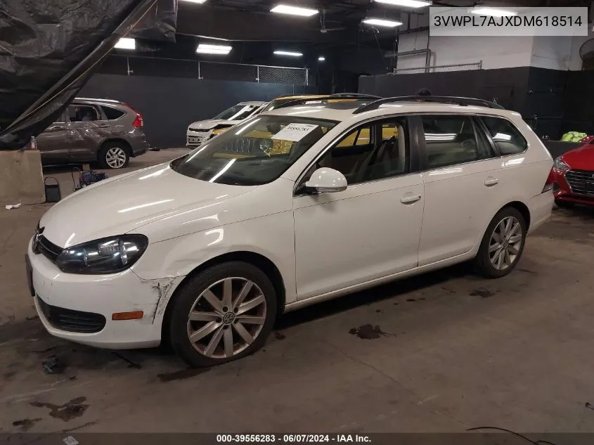 3VWPL7AJXDM618514 2013 Volkswagen Jetta Sportwagen 2.0L Tdi